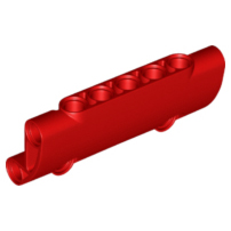 Technic, Paneel Gebogen 7x3x2 Red